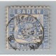 ALEMANIA 1862 ESTADO DE BADEN Yv 18 MUY LINDO SELLO 30 EUROS